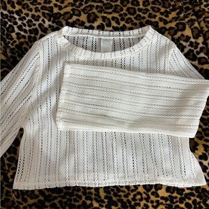 Wild Fable White Knit Top